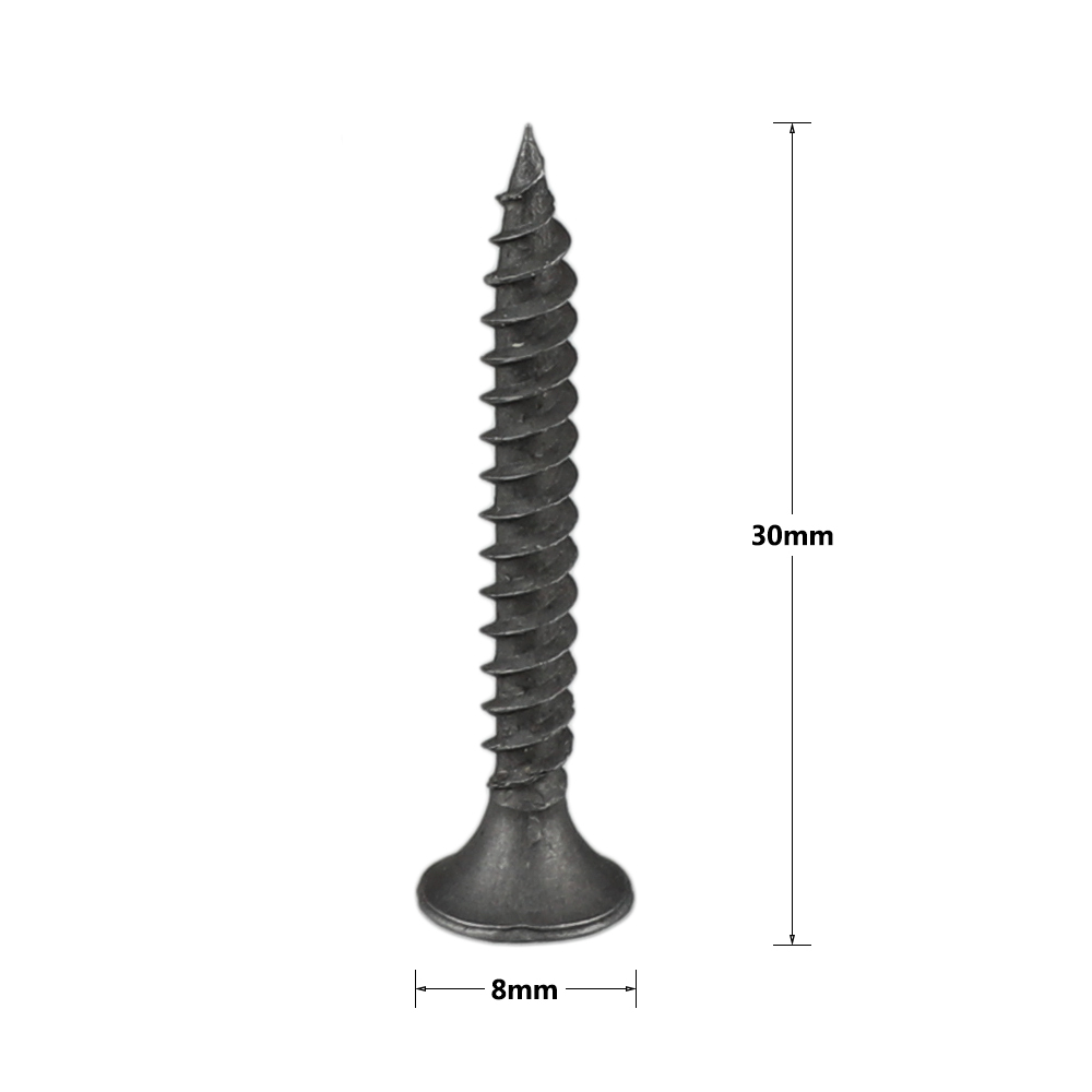 CAMVATE M3.5 Self Tapping Screw 30mm Long With Ribbed Wall Anchor (10 Pieces)