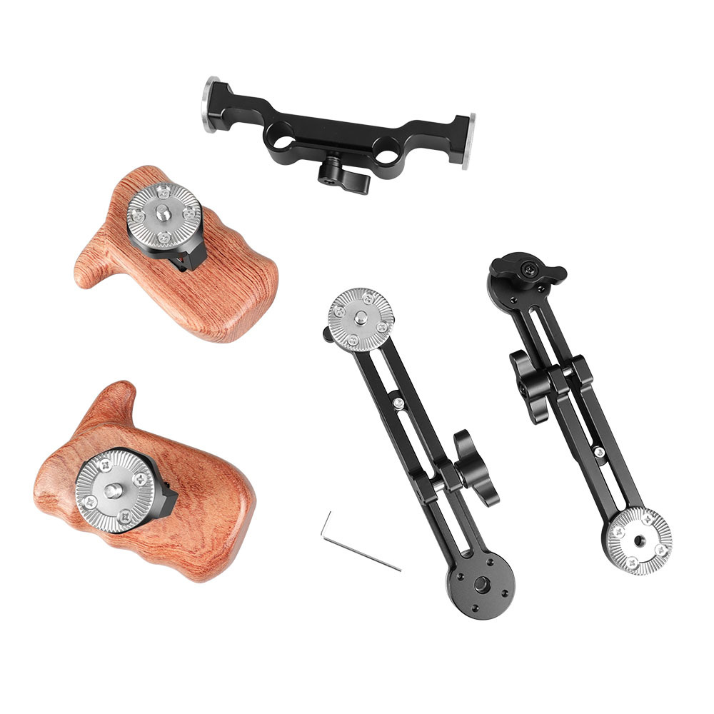 CAMVATE Extension-type Shoulder Rig ARRI Rosette Handle Kit