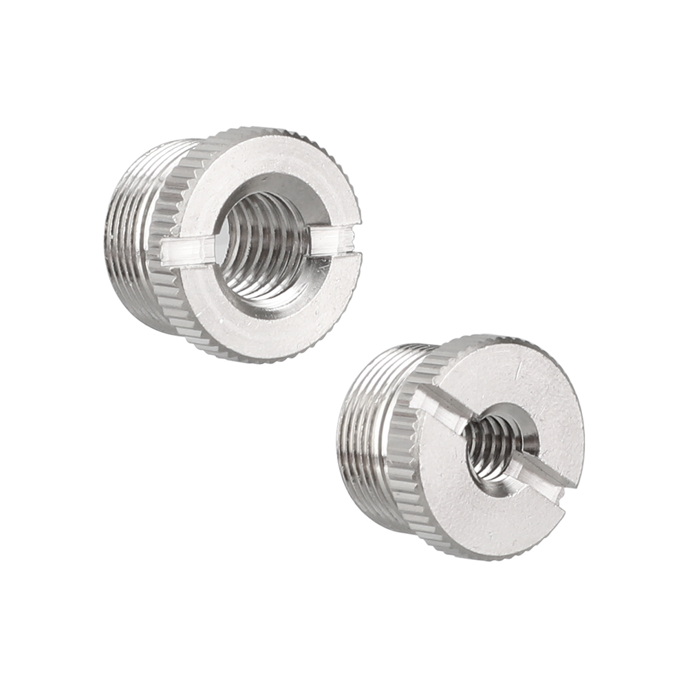 CAMVATE 5/8''-27 Male To 3/8''-16 Female & 1/4''-20 Female Screw Adapter For Microphone Stand