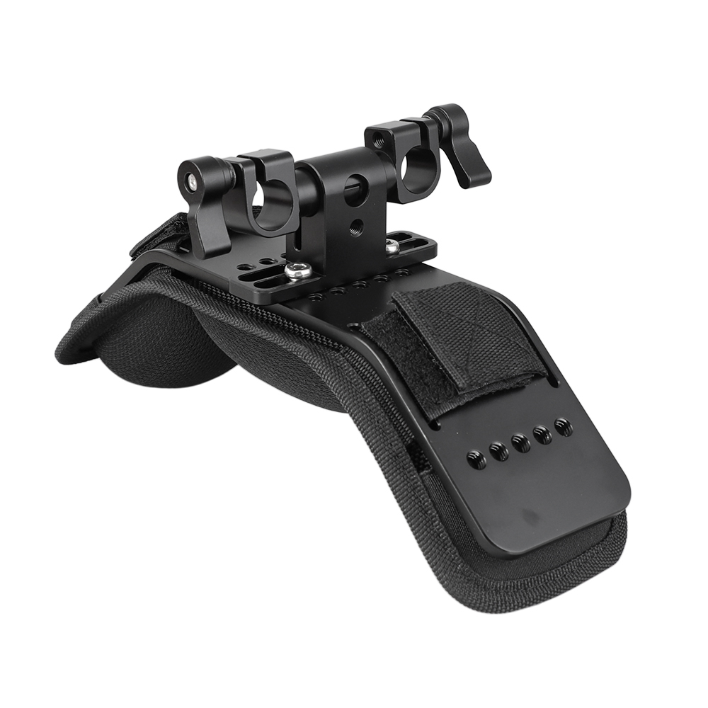 CAMVATE Comfortable Shoulder Pad With 15mm Railblock For Video Camcorder / DSLR Camera Shoulder Mount Rig