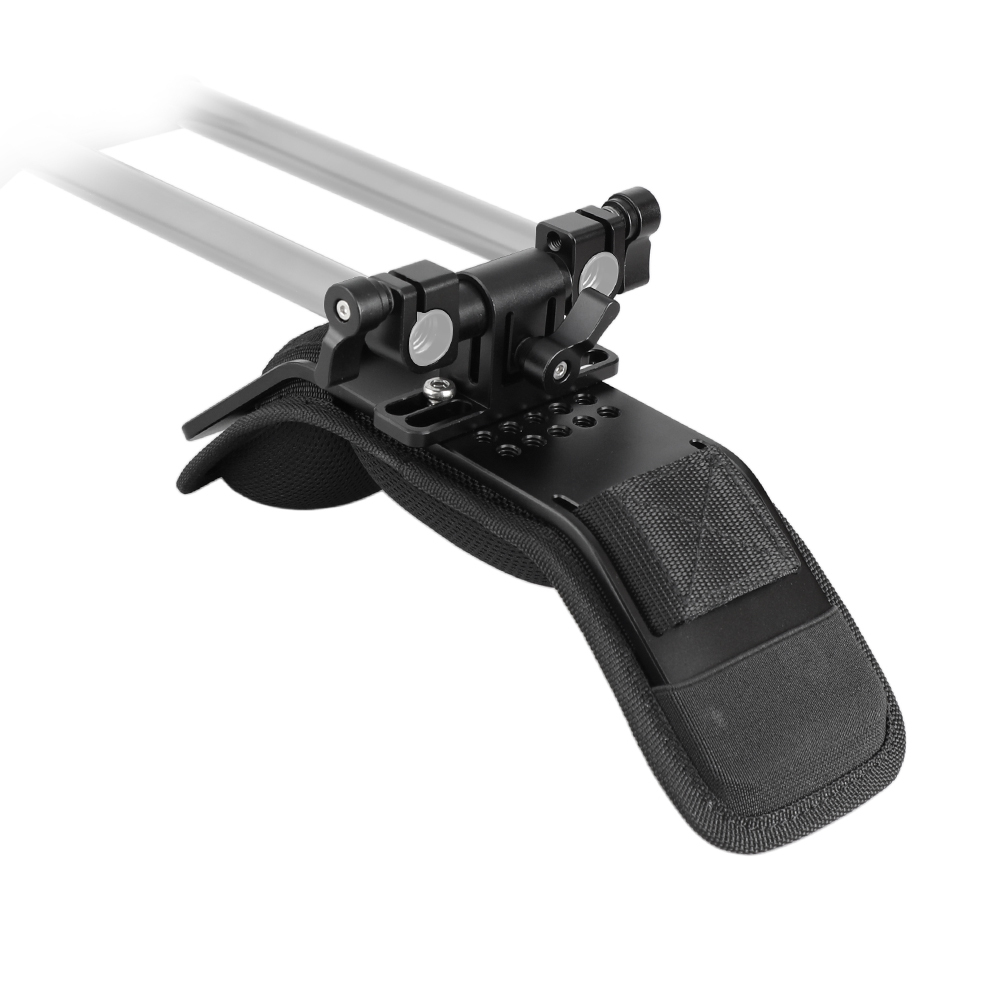 CAMVATE Comfortable Shoulder Pad With 15mm Railblock For Video Camcorder / DSLR Camera Shoulder Mount Rig