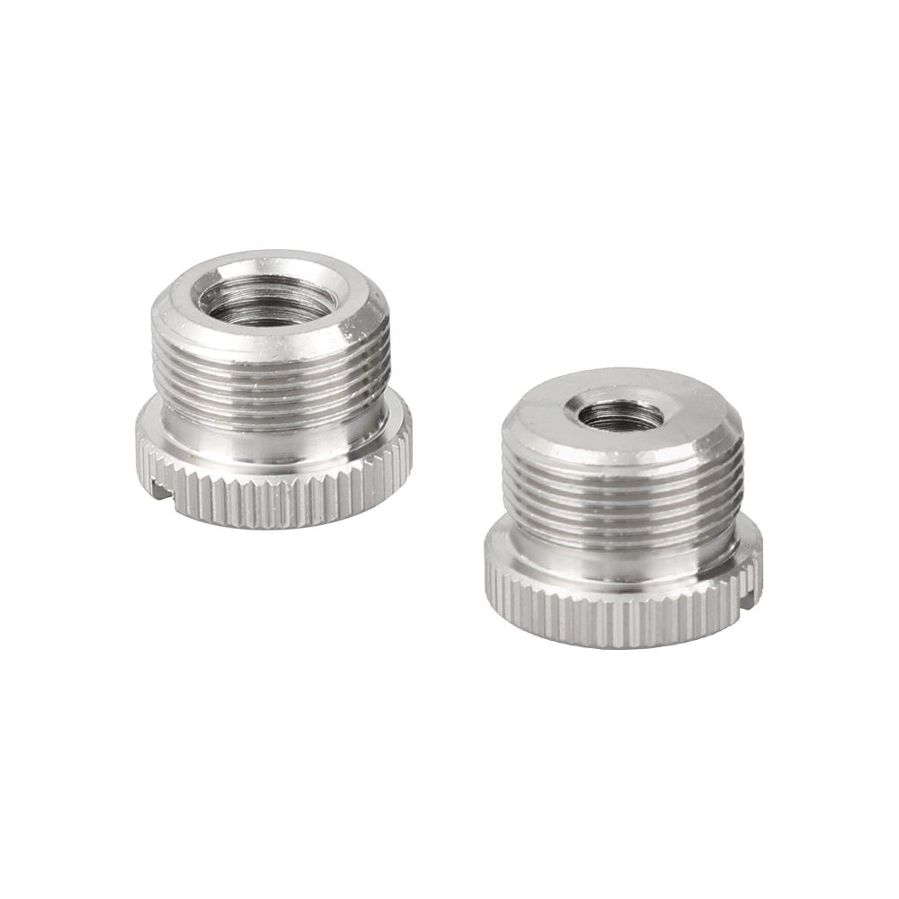 CAMVATE 5/8''-27 Male To 3/8''-16 Female & 1/4''-20 Female Screw Adapter For Microphone Stand