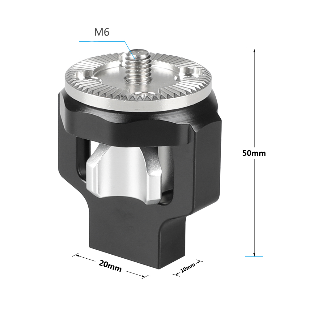 CAMVATE Standard ARRI Rosette M6 Extension Mount For Wooden Handgrip