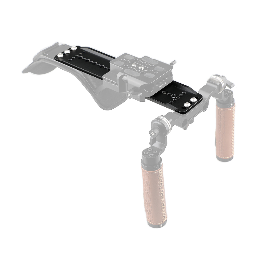 CAMVATE Standard ARRI 12" Dovetail Bridge Sled Plate For DSLR Camera / Camcorder Shoulder Mount Rig