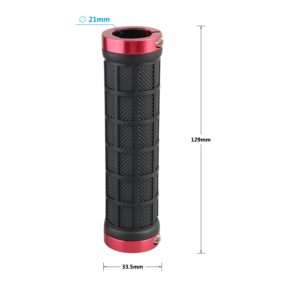 CAMVATE Rubber Hand Grip Replacement With Red Locking Ring For DSLR Camera Cage (A Pair)