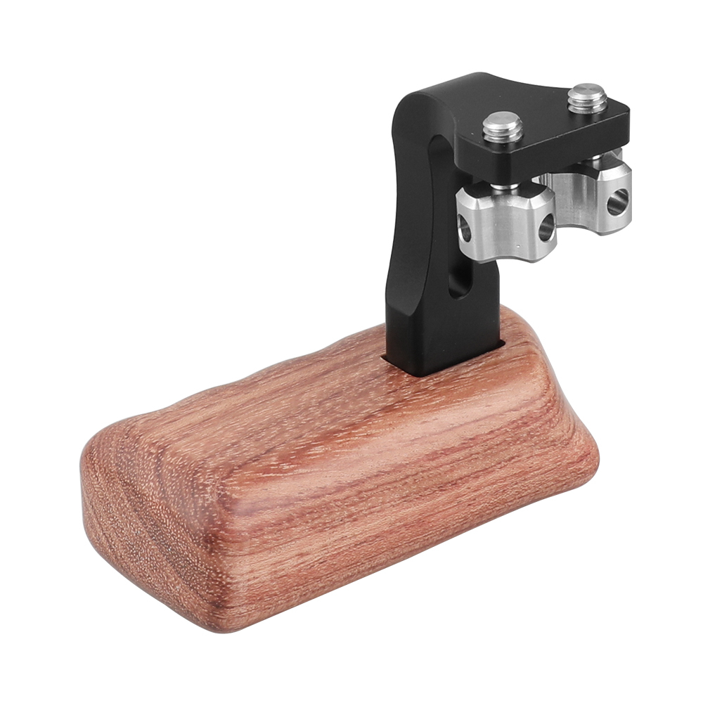 CAMVATE Reversible Wooden Hand Grip Medium Size With 1/4"-20 Thumbscrew Knob (Right Side)