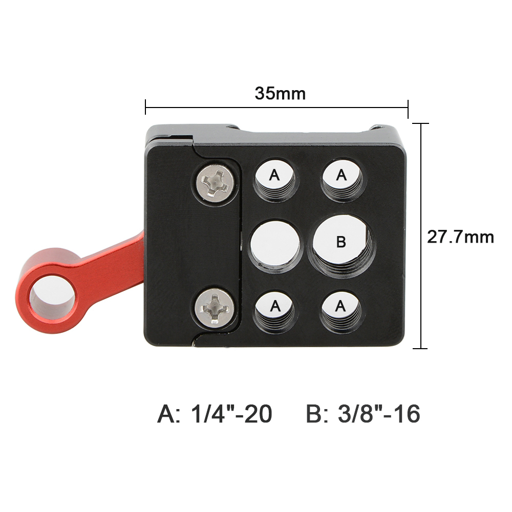CAMVATE 15mm Dual Rod Clamp Adapter + Quick Release NATO Clamp & 70mm Safety Rail