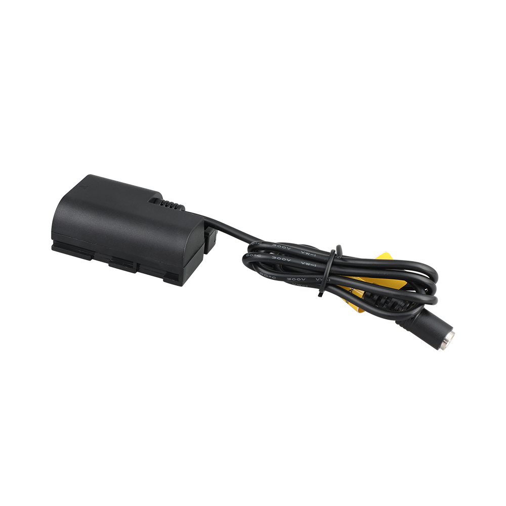 CAMVATE DR-E6 Dummy Battery & Adapter Cable For Canon EOS 5D Mark II, EOS 7D and EOS 60D