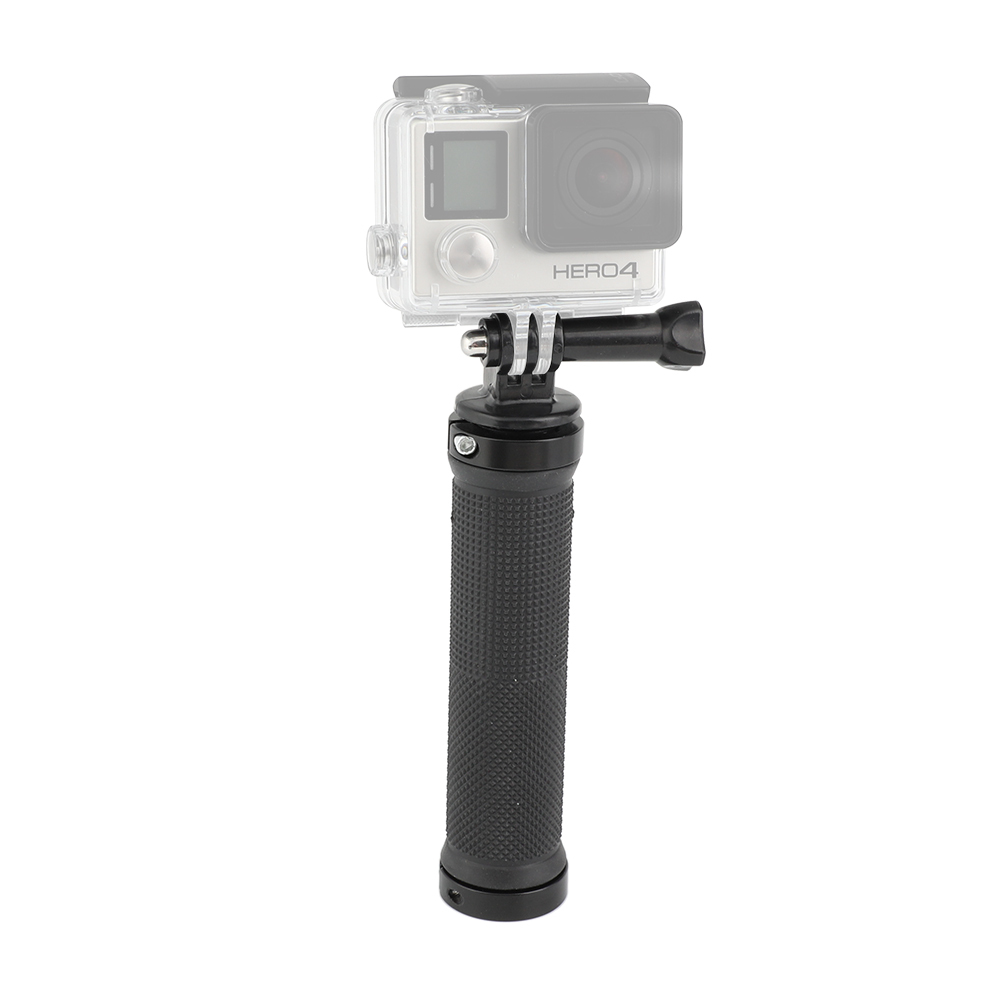 CAMVATE Universal Rubber Handgrip With Monopod Support Mount Adapter For GoPro HD HERO 1 2 3 4 Camera