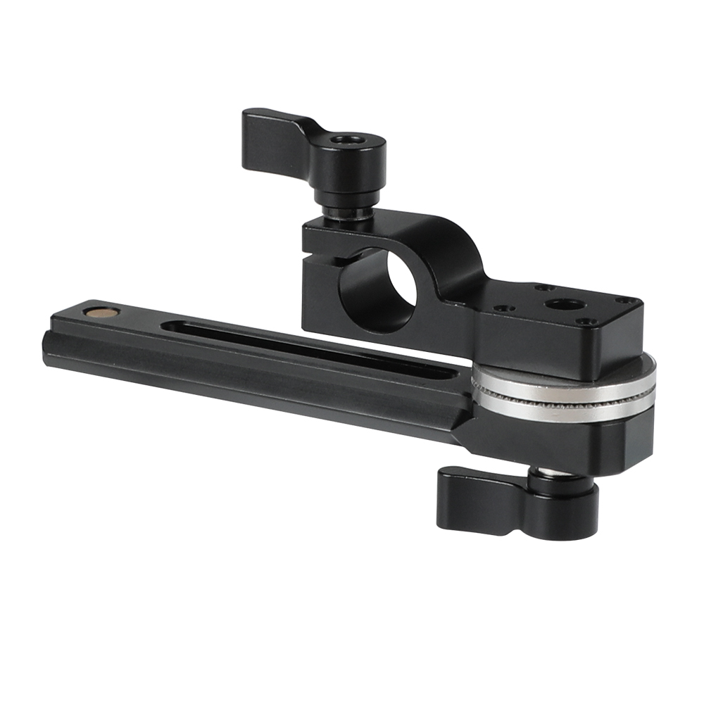 CAMVATE 120mm NATO Rail + 15mm Single Rod Clamp With ARRI Rosettes Connection M6 Thumbscrew Mount