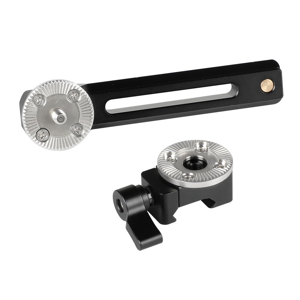 CAMVATE NATO Clamp & 120mm NATO Rail Combination With M6 ARRI Rosettes Mount Connection