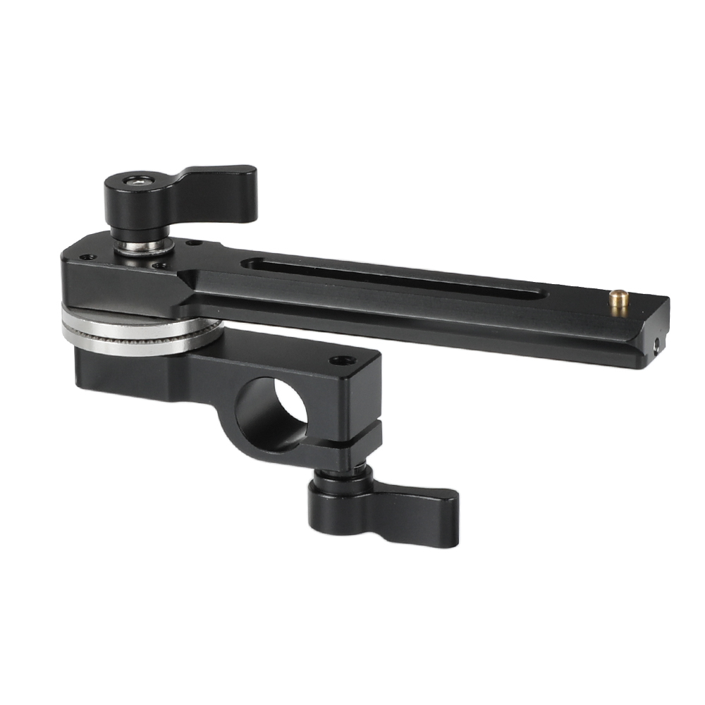 CAMVATE 120mm NATO Rail + 15mm Single Rod Clamp With ARRI Rosettes Connection M6 Thumbscrew Mount