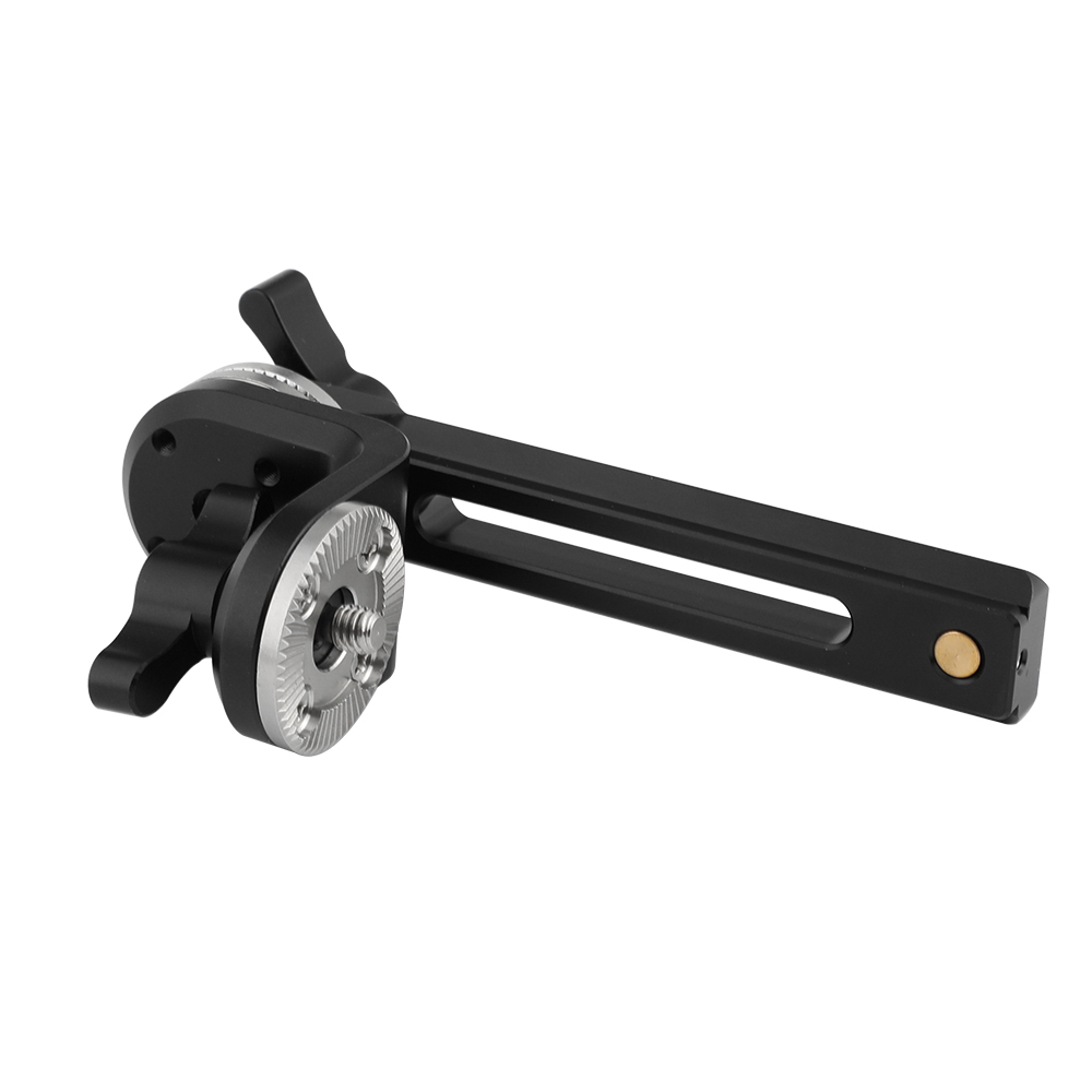 CAMVATE 120mm NATO Rail + Dual ARRI Rosettes Connection Vertical Type M6 Thumbscrew Mount