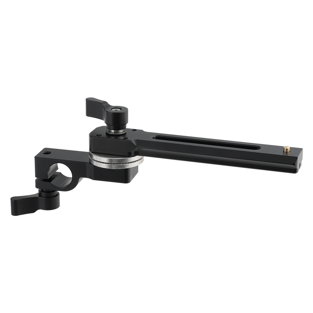 CAMVATE 120mm NATO Rail + 15mm Single Rod Clamp With ARRI Rosettes Connection M6 Thumbscrew Mount