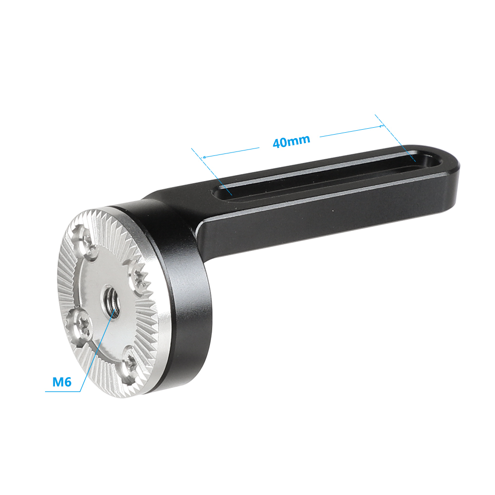 CAMVATE Standard ARRI Rosette Extension Joint With M6 Female Thread & 40mm Mounting Groove
