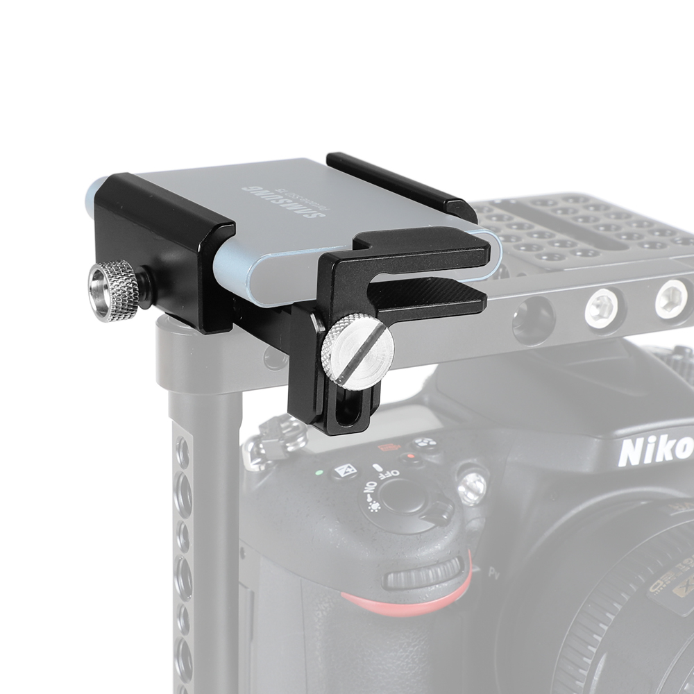 CAMVATE Samsung T5 SSD Holder With Adjustable HDMI Cable Micro Clamp Protector