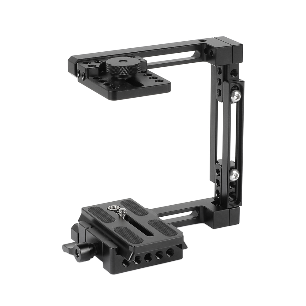 CAMVATE Self-configuration Half Cage Kit With QR Manfrotto Plate For Nikon D3200 / D3300 / D5200 / D5500 / D7000 / D7100 etc