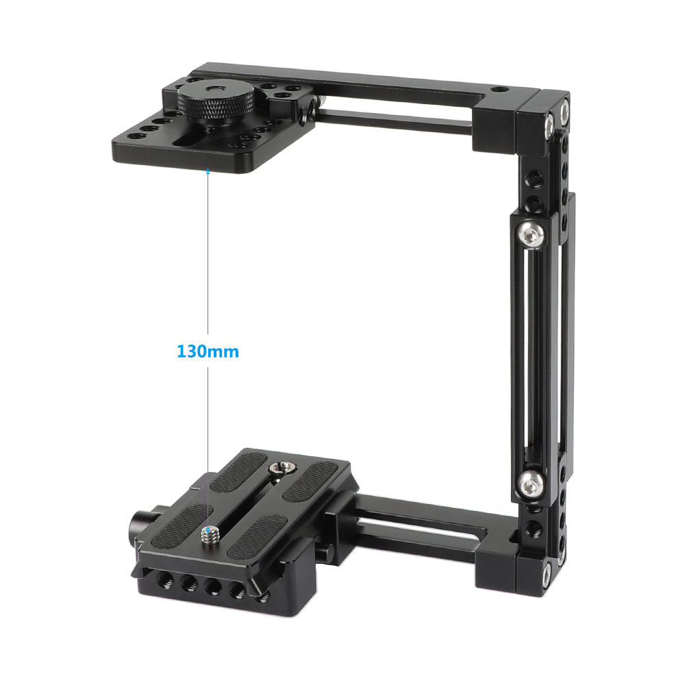 CAMVATE Self-configuration Half Cage Kit With QR Manfrotto Plate For Nikon D3200 / D3300 / D5200 / D5500 / D7000 / D7100 etc