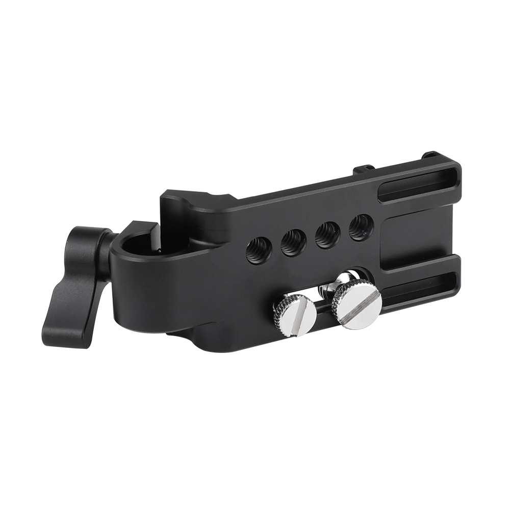 CAMVATE Versatile Extension Plate With 15mm Single Rod Clamp & Double-sided Shoe Mounts & 1/4" 3/8" Mounting Studs