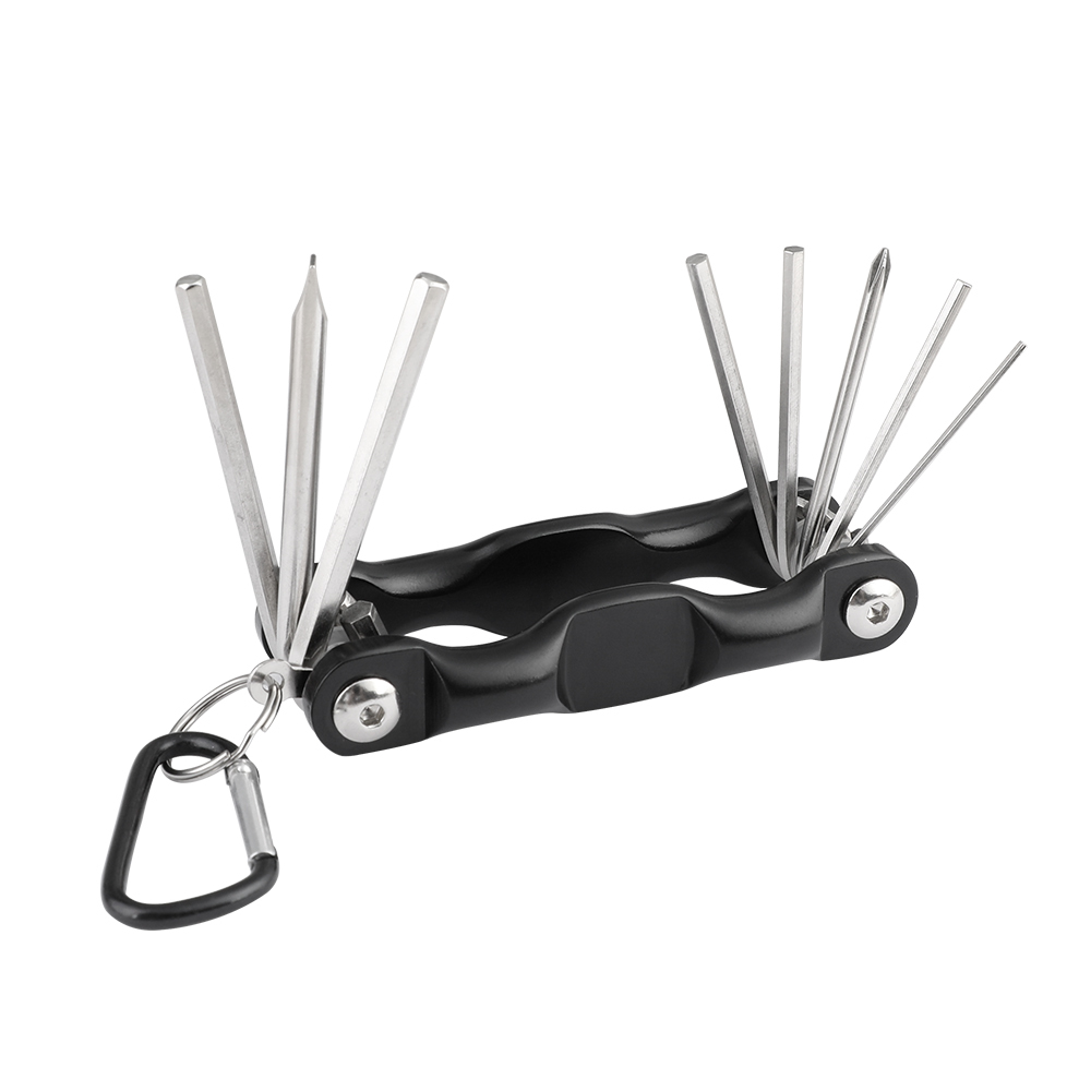 CAMVATE Multi-purpose 8 in 1 Allen Wrench Hex Key Set Screwdriver Tool Kit Foldable Portable For Photographic Accessories Assembly