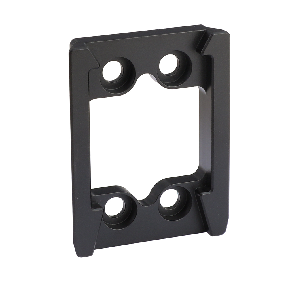 CAMVATE Manfrotto Style Quick Release Base Plate Adapter With 1/4" Mounting Points For DSLR Camera Cage Rig