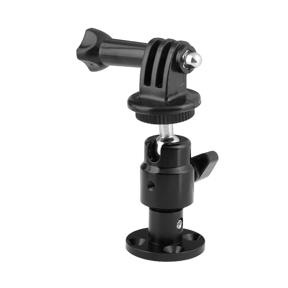 CAMVATE 1/4"-20 Ball Head Holder With Wall-mounted Base + GoPro Monopod Mount Adapter For HD HERO 1 2 3 4