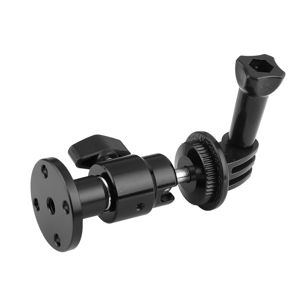 CAMVATE 1/4"-20 Ball Head Holder With Wall-mounted Base + GoPro Monopod Mount Adapter For HD HERO 1 2 3 4