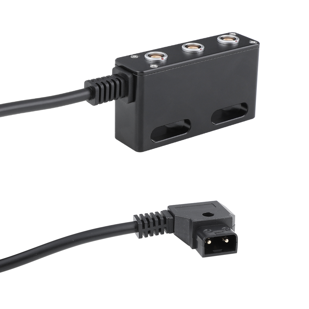 CAMVATE D-Tap To 2 Pin Male Coiled Power Cable Brand New