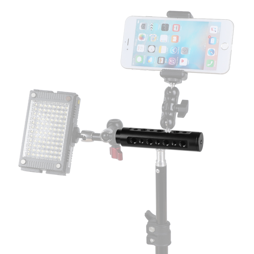 CAMVATE Aluminum Cheese Handgrip with 1/4" & 3/8" Mounting Points For Mobile Phone Accessories