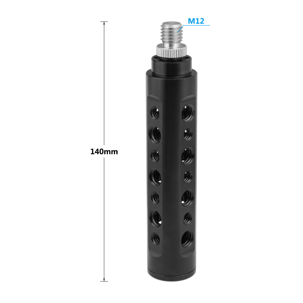 CAMVATE Aluminum Cheese Handgrip with 5/8" & M12 Male Thread Screws Converter For DSLR Camera Accessories