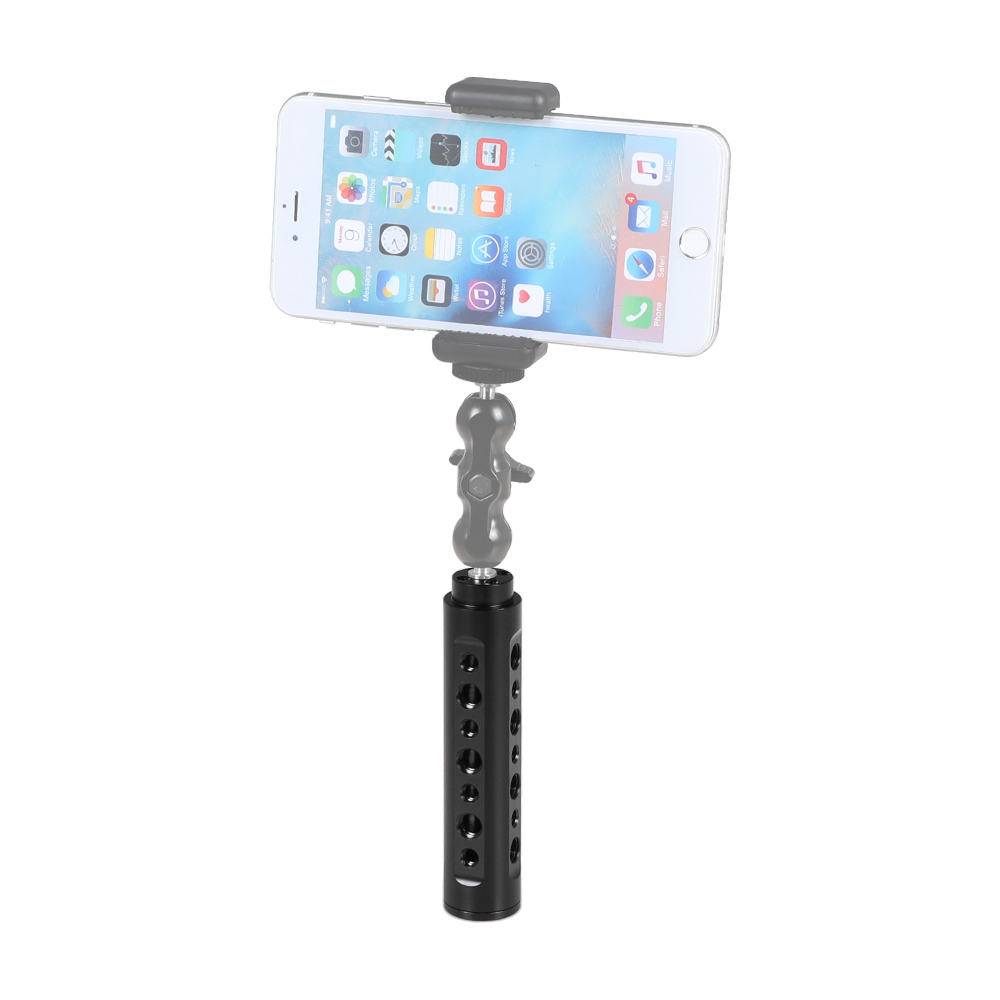 CAMVATE Aluminum Cheese Handgrip with 1/4" & 3/8" Mounting Points For Mobile Phone Accessories
