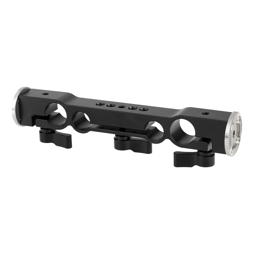 CAMVATE 15mm & 19mm Dual-port Rod Clamp With Double Ended M6 ARRI Style Rosette Mount