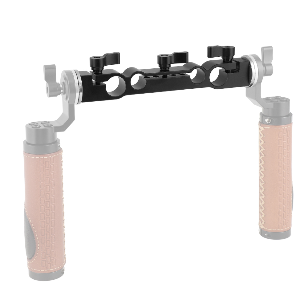 CAMVATE 15mm & 19mm Dual-port Rod Clamp With Double Ended M6 ARRI Style Rosette Mount