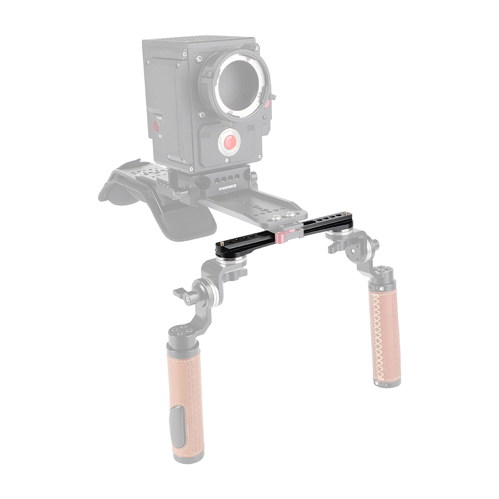 CAMVATE Quick Release NATO Rail Extension Arm With Double-ended M6 ARRI Rosette Mount For Shoulder Rig