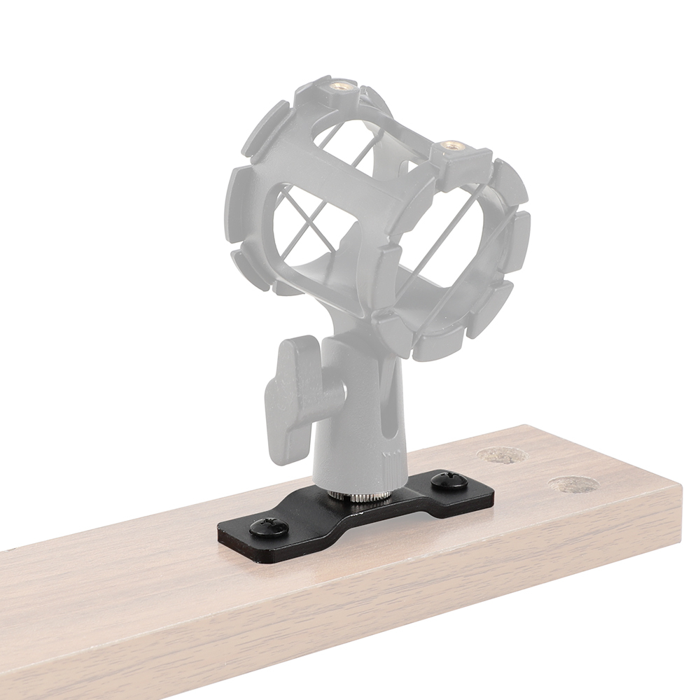 CAMVATE 5/8'' Male To 1/4'' Female Microphone Screw Adapter With Bottom Pedestal Wall / Table / Ceiling Mount