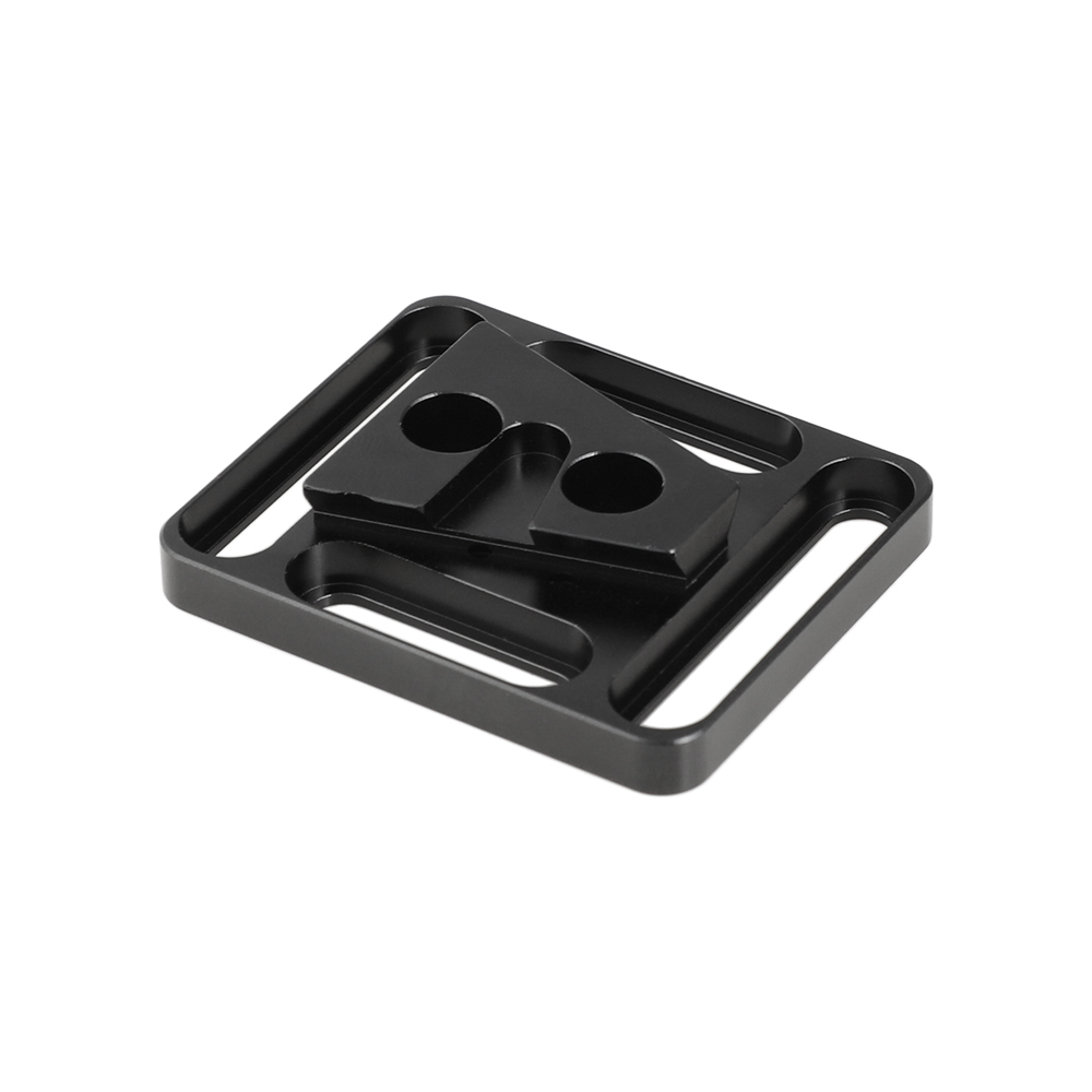 CAMVATE Quick Release Male V Lock Wedge Mount + Base Plate With 1/4"-20 Mounting Points & Grooves