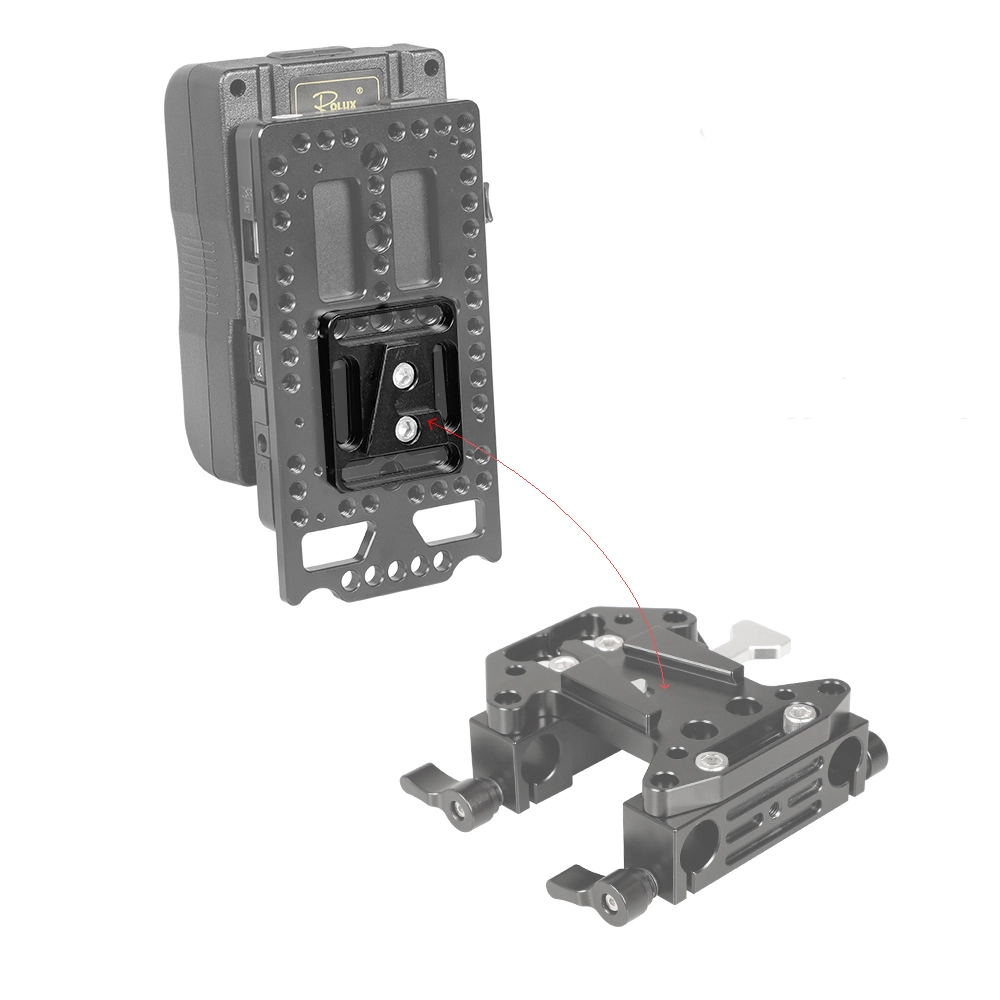 Base Station V-Mount V-Lock à Dégagement Rapide Fomito - Support Accessoires Vidéo