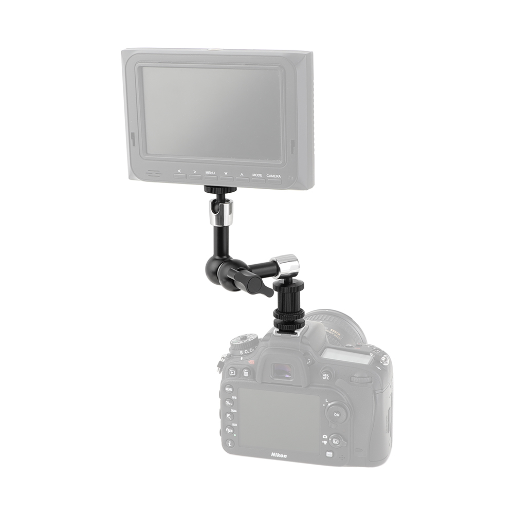 CAMVATE 7" Articulating Magic With Shoe Mount And 1/4" Screw Connector For Extending Accessories (2 Pieces)