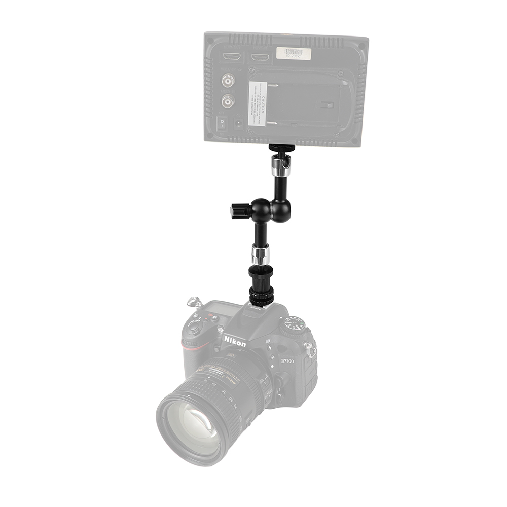 CAMVATE 7" Articulating Magic With Shoe Mount And 1/4" Screw Connector For Extending Accessories (2 Pieces)