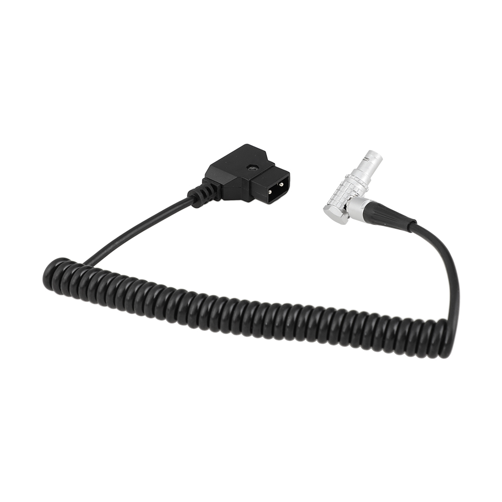 CAMVATE Coiled D-Tap To 4 Pin Power Cable For Wireless Transmission Systems