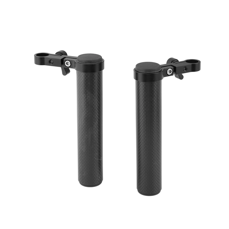 CAMVATE Handgrip Carbon Fiber Made With 15mm Rod Adapter Connection For Monitor Cage Rig (A Pair)