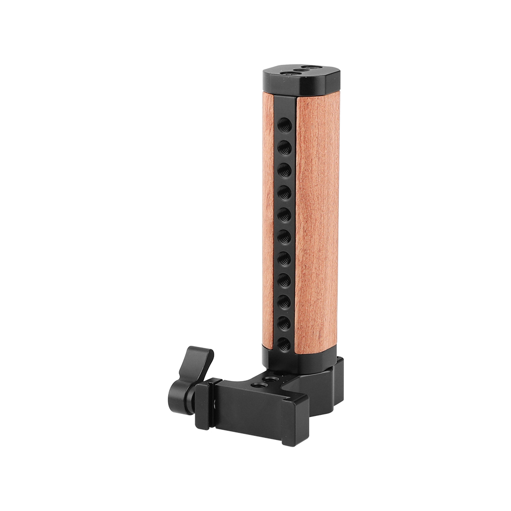 CAMVATE Quick Release Handle Grip (Wooden) With ARCA-Swiss Quickset Adapter For DSLR Camera Cage Kit