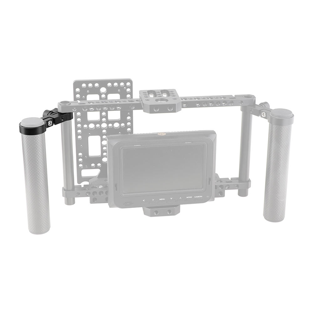 CAMVATE 2-in-1 Rod Clamp Converter With 15mm & 30mm Single-port Rod Adapter