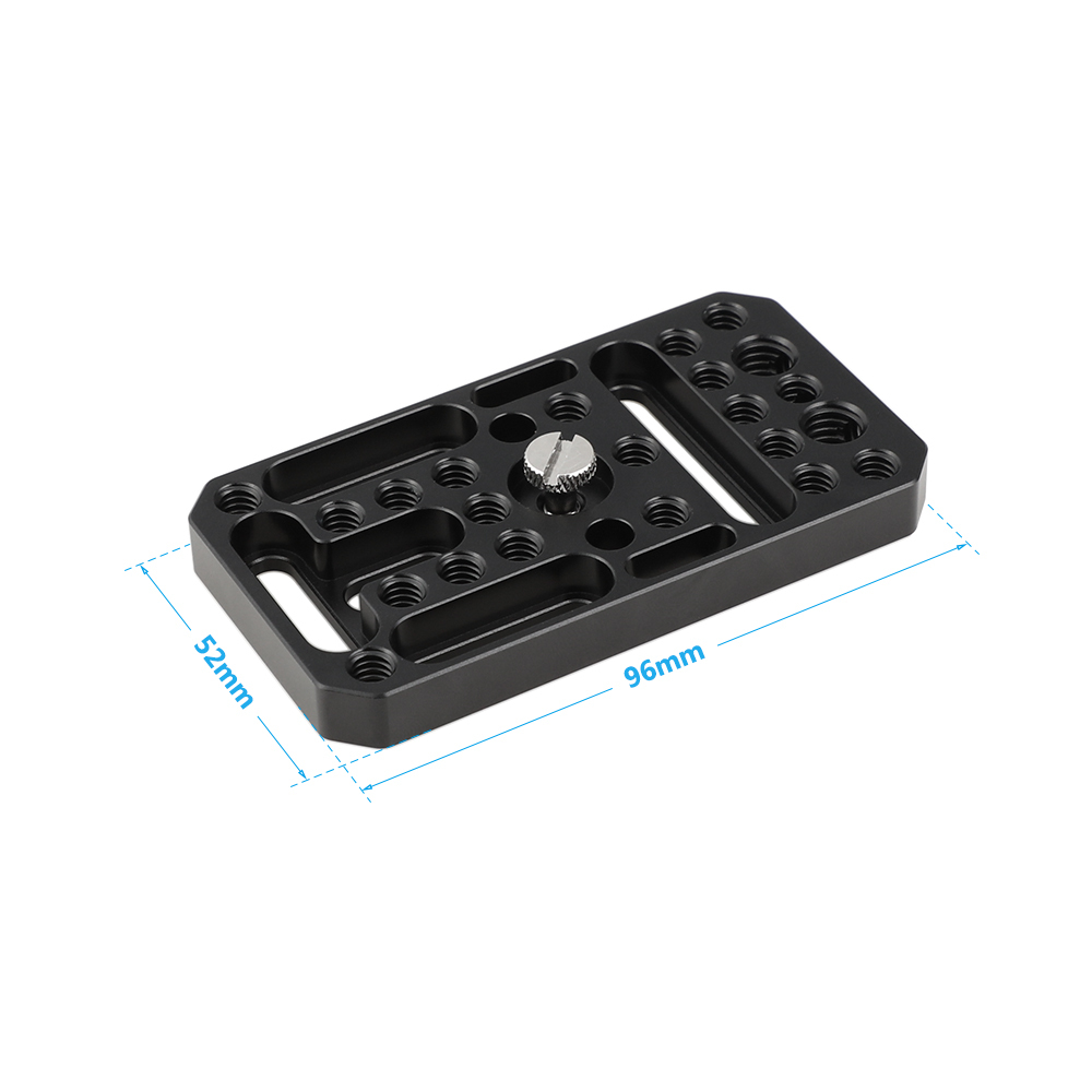 CAMVATE Multipurpose Cheese Plate Extension Platform With 1/4" & 3/8" Threads & Mounting Grooves