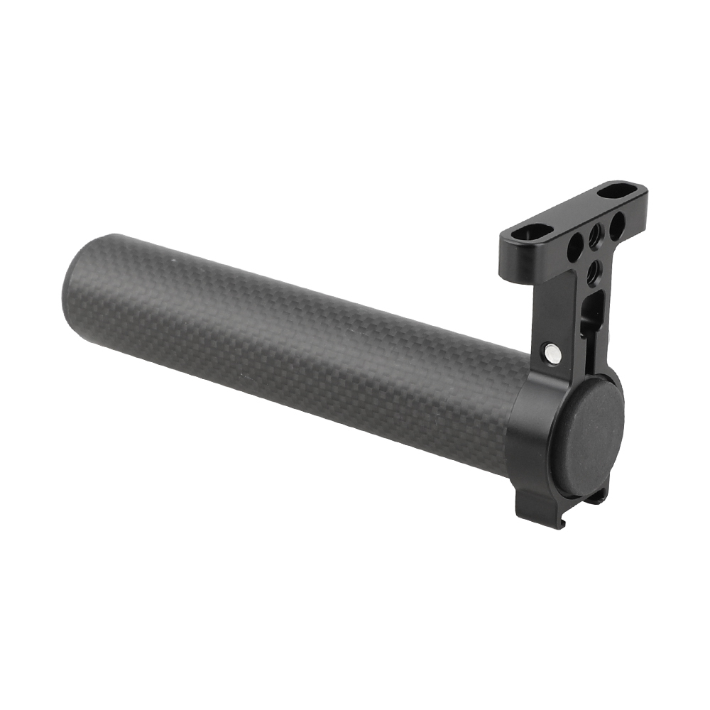 CAMVATE Top Hand Grip (Carbon Fiber Made) With 1/4"-20 Mounting Points & Shoe Mount For DSLR Camera Cage Kit