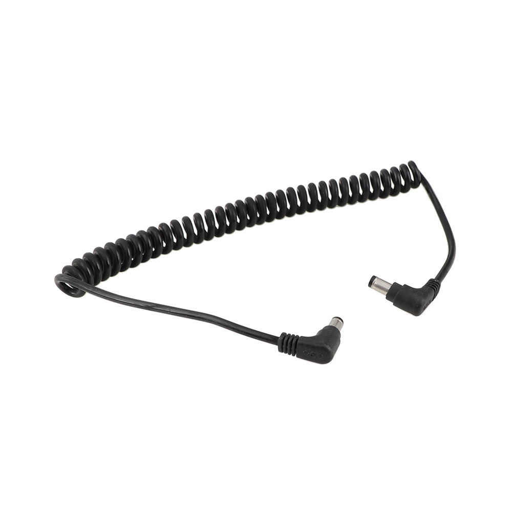 CAMVATE Coiled DC 2.5mm To 2.5mm Power Cable Right-Angle