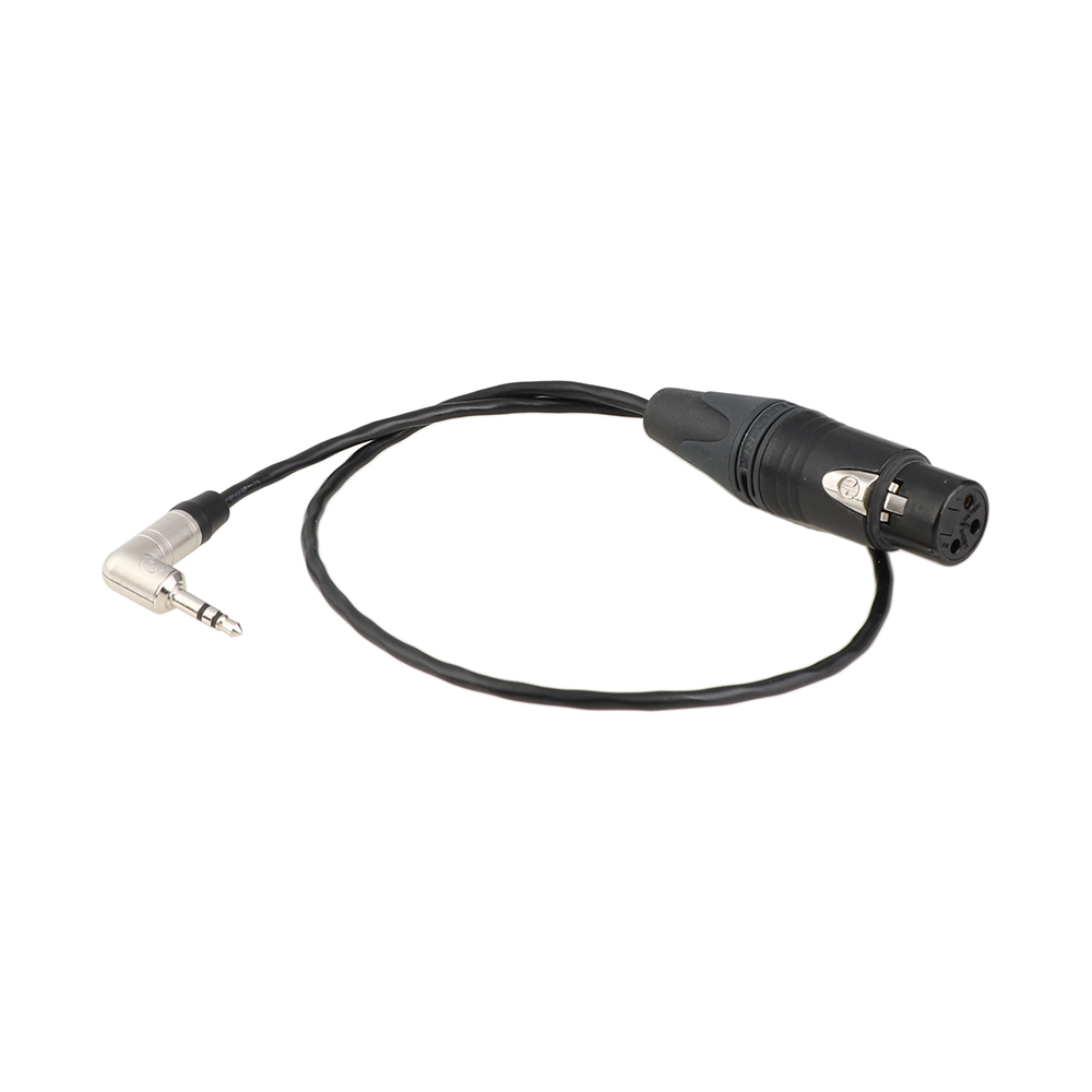 CAMVATE 3Pin XLR Female To 3.5mm Male Cable For RED Sony Cine Camera