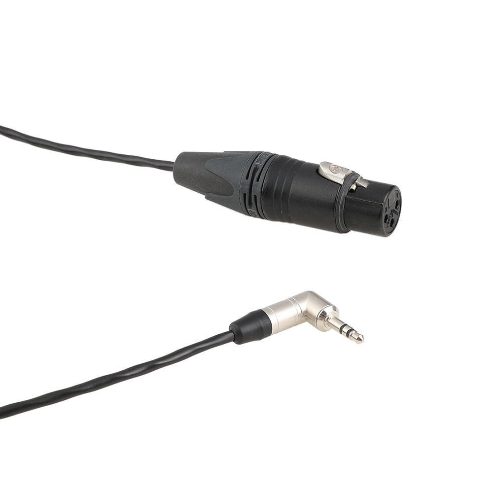 CAMVATE 3Pin XLR Female To 3.5mm Male Cable For RED Sony Cine Camera