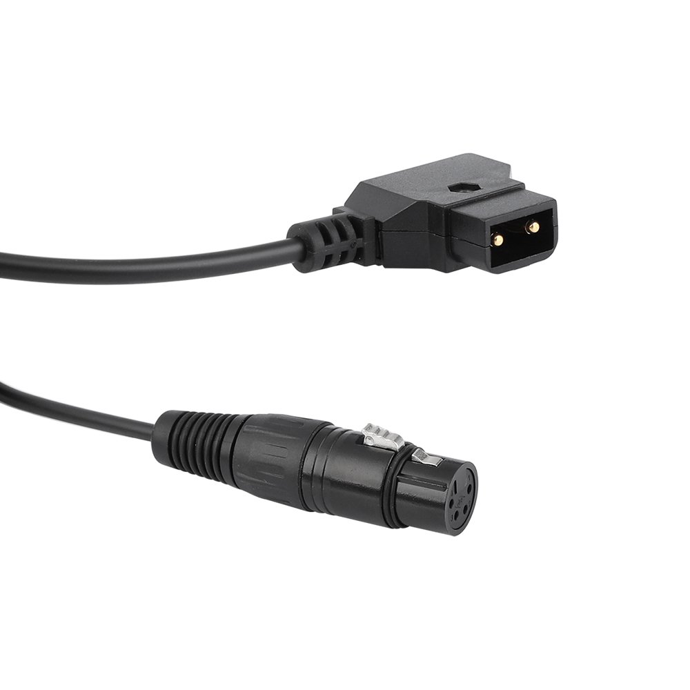 CAMVATE D-Tap To 4-Pin XLR Coiled Power Cable