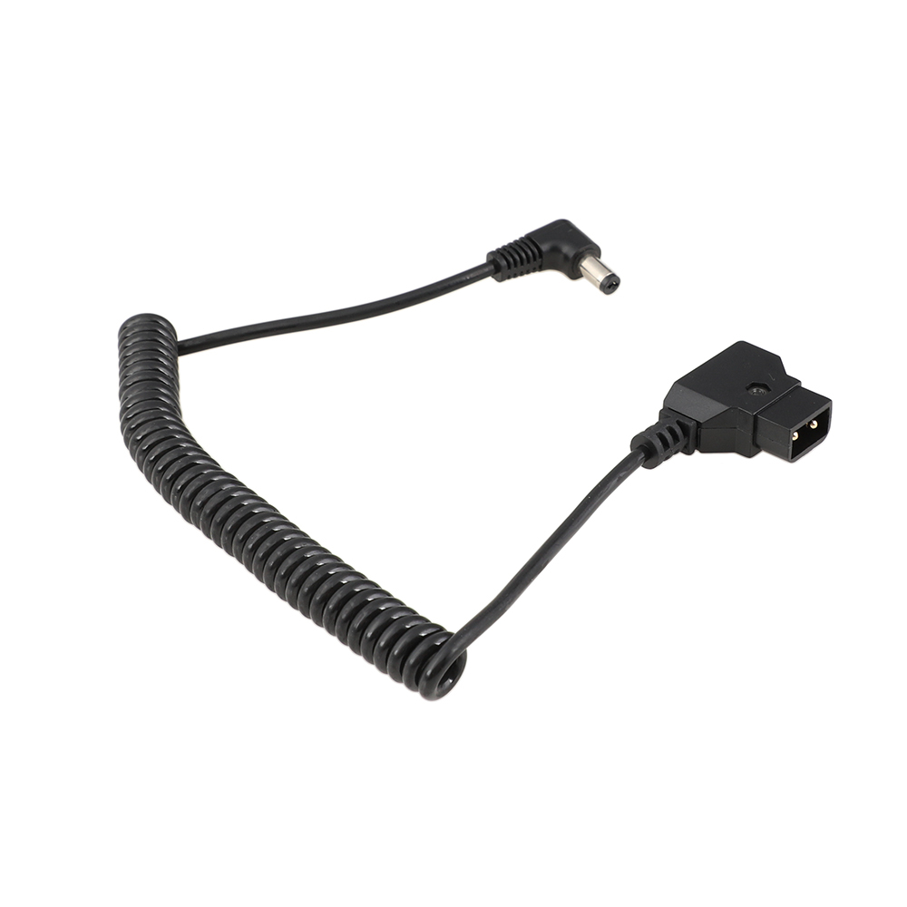 CAMVATE D-Tap To DC 2.1mm Barrel Coiled Cable For Atomos Monitor